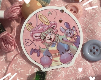 Bunny Bee Circle New 2024 - Bunny In Wonderland