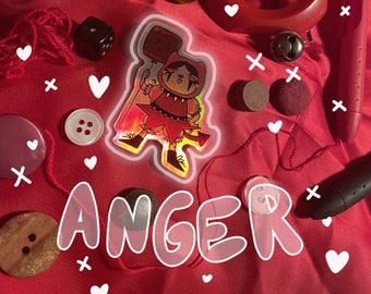 Angry Clown Sticker