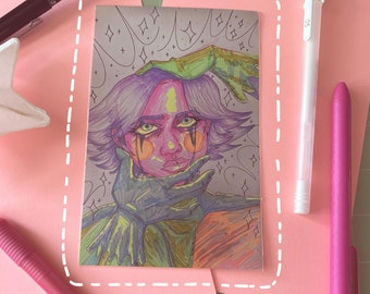 Portrait of a Jester Print
