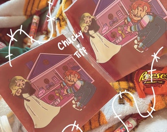Chucky and Tiffany - Playing Dollhouse Print