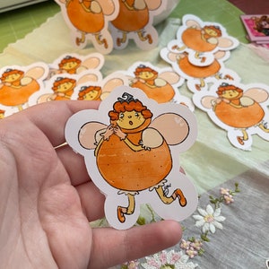 Fruit Fairy - Orange Sticker