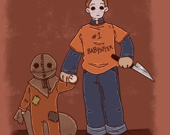 Samhain and Michael - Best Babysitter Print