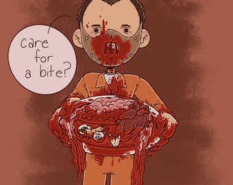 Hannibal Lector - Chef's Choice Print