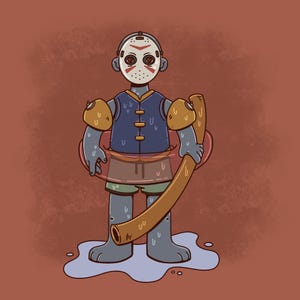 Jason Voorhees - Floaties Galore Print