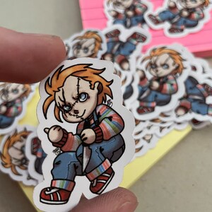 Mini Slasher Sticker Slasher Stickers - Chucky Sticker - Etsy
