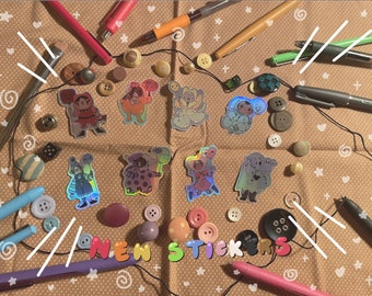 Emotion Clown Sticker Pack