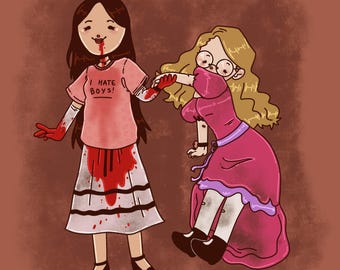 Jennifer Check and Needy - BFFs Print