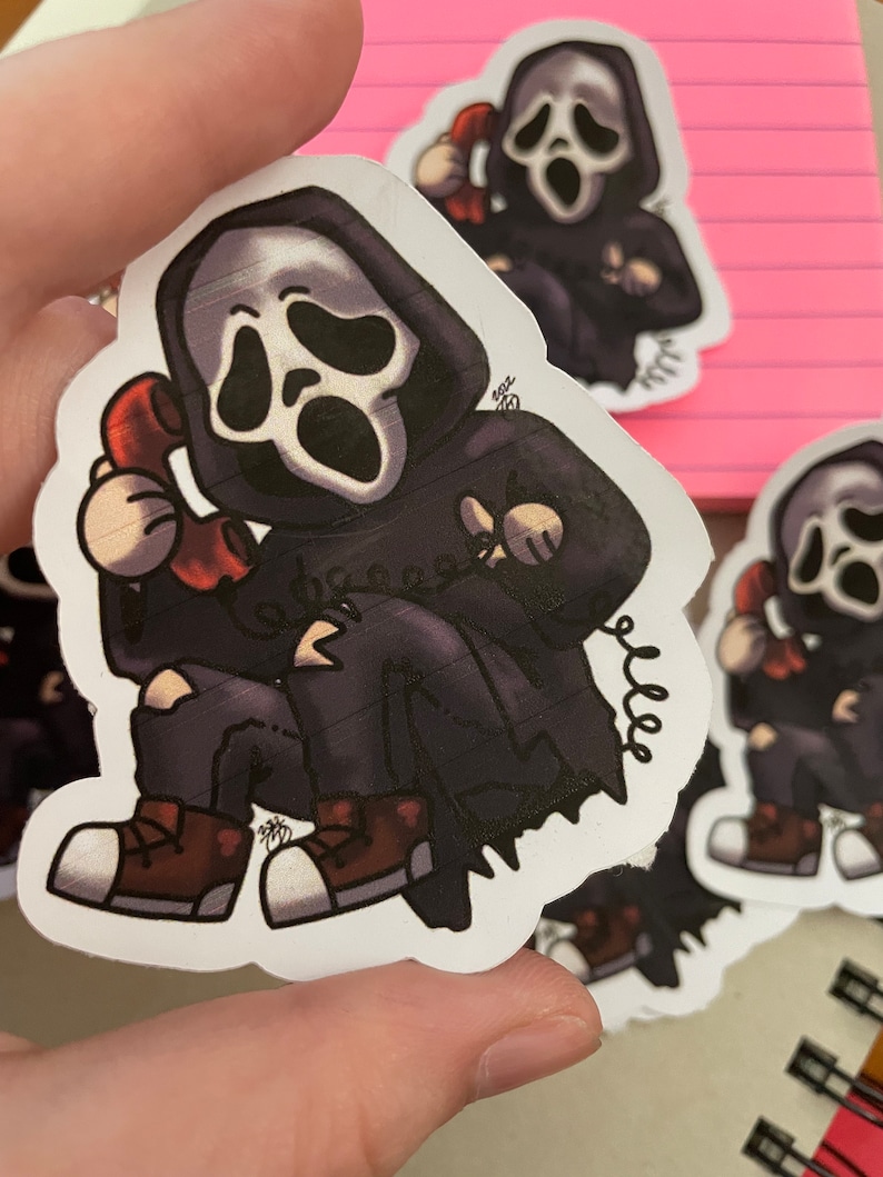 Slasher Stickers - Ghostface Sticker - Etsy