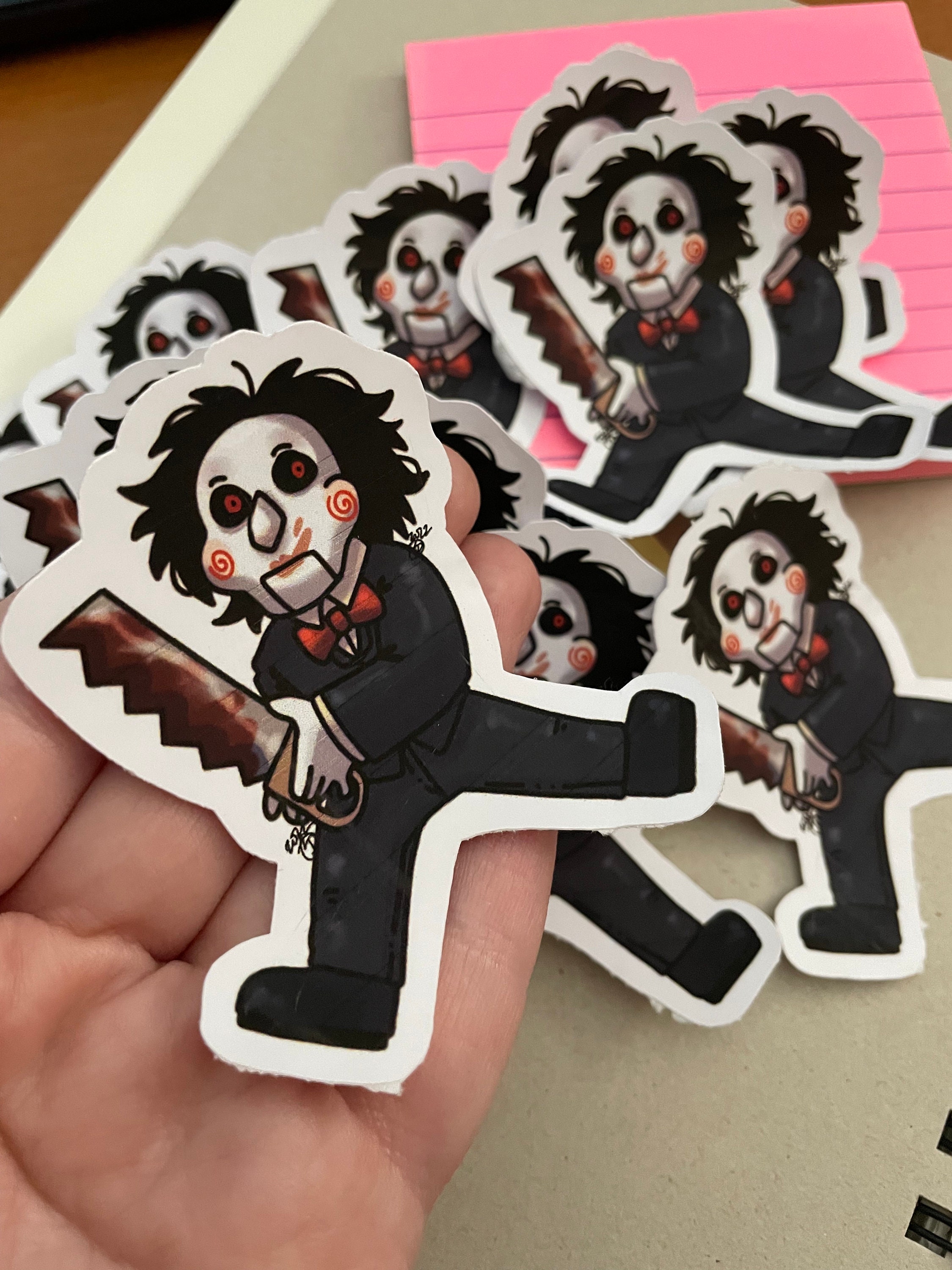 Kid Slasher Sticker Slasher Stickers - Jigsaw Sticker - Etsy