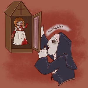 Annabelle and Nun - Escapist Print