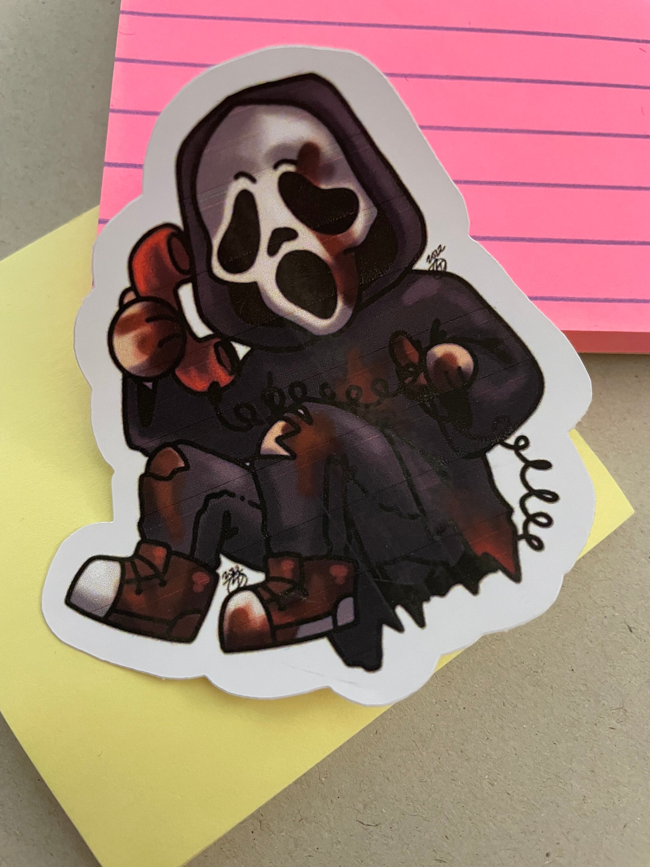 Slasher Stickers - Ghostface Sticker - Etsy