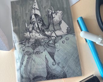 Drowning Jester Print