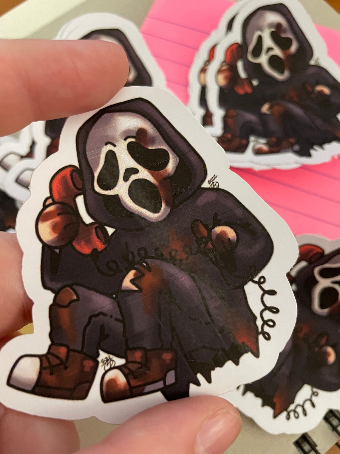 Slasher Stickers - Ghostface Sticker - Etsy