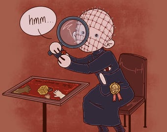 Pinhead - Puzzle Boy Print