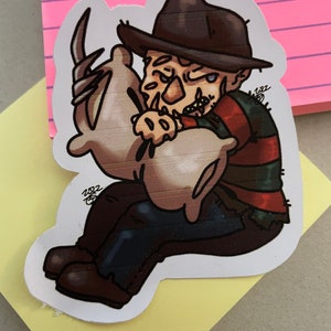 Slasher Stickers - Freddy Krueger Sticker