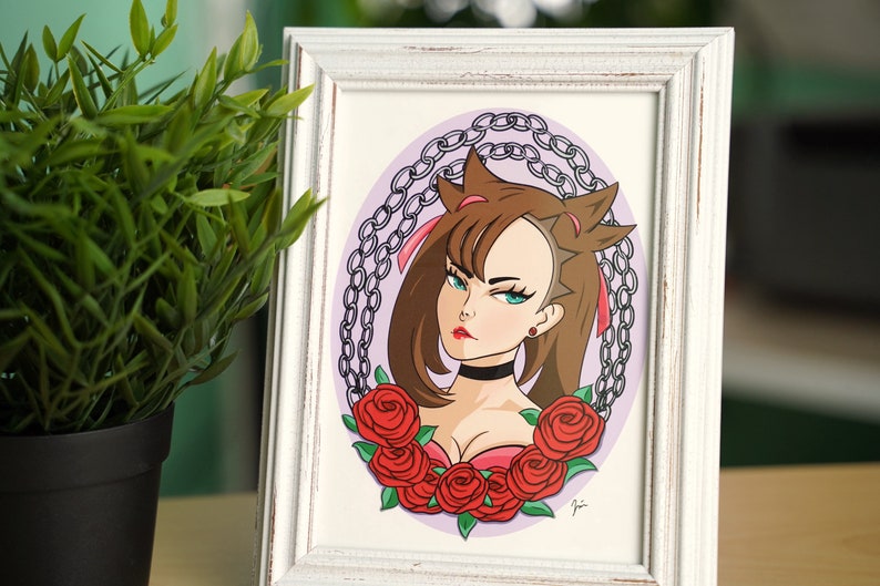 Matte Fine Art Print Marnie the Pokemon Trainer Cameo A7