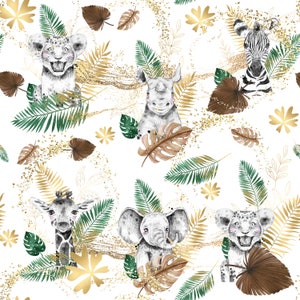 Gold Savane 2 Cotton Fabric / Double Gauze Cotton / Jersey / French Terry / Waterproof Polyester /Minky