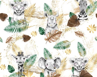 Gold Savane 2 Cotton Fabric / Double Gauze Cotton / Jersey / French Terry / Waterproof Polyester /Minky