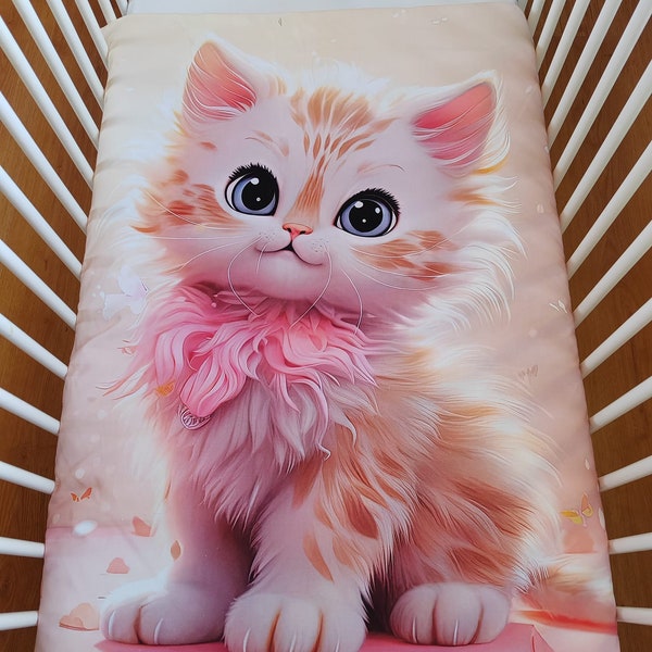 Couverture Chat Rose 75*95 cm