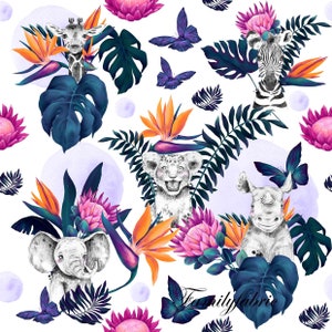 En Stock Exclusivité Familyfabric Coton  Oekotex Savane Tropical 1