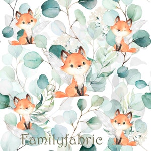 Familyfabric Waterproof Polyester Fabric Eucalyptus Fox