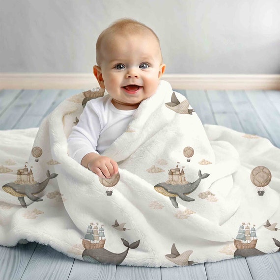 Baby whale blanket hotsell