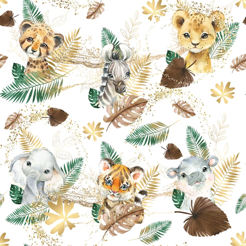 En Stock Exclusivité Tissu Coton Familyfabric Savane Gold 1 image 1