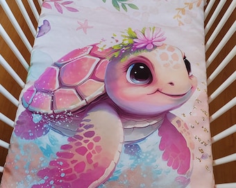 Pink Turtle Blanket 75*95 cm