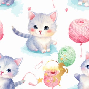 Cat Fabric 1 Cotton / Double Cotton Gauze / Jersey / French Terry / Waterproof Polyester /Minky Oeko-Tex