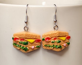 Sandwich Earrings