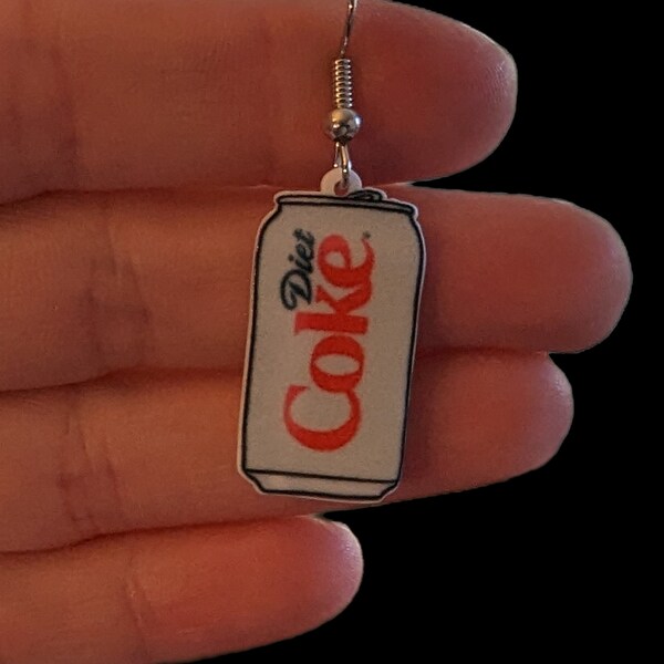 Diet Coke Can Earrings