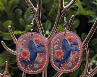 Whale Earrings