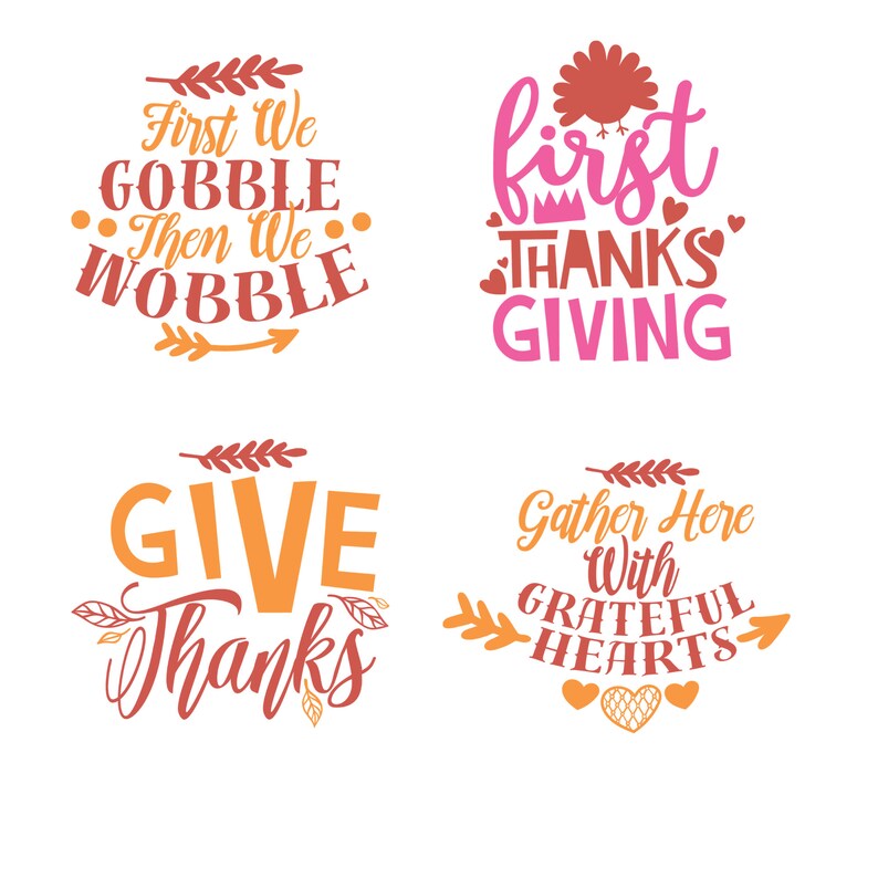 Download Thanksgiving SVG Bundle of 44 svg png eps pdf files Fall ...