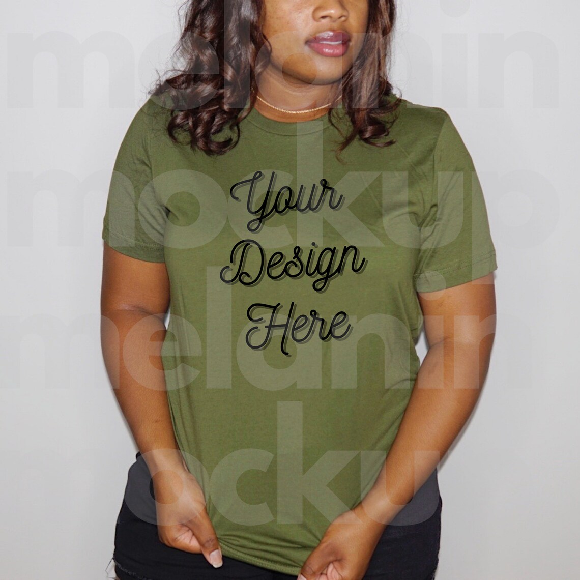 bella and canvas t shirt mockup