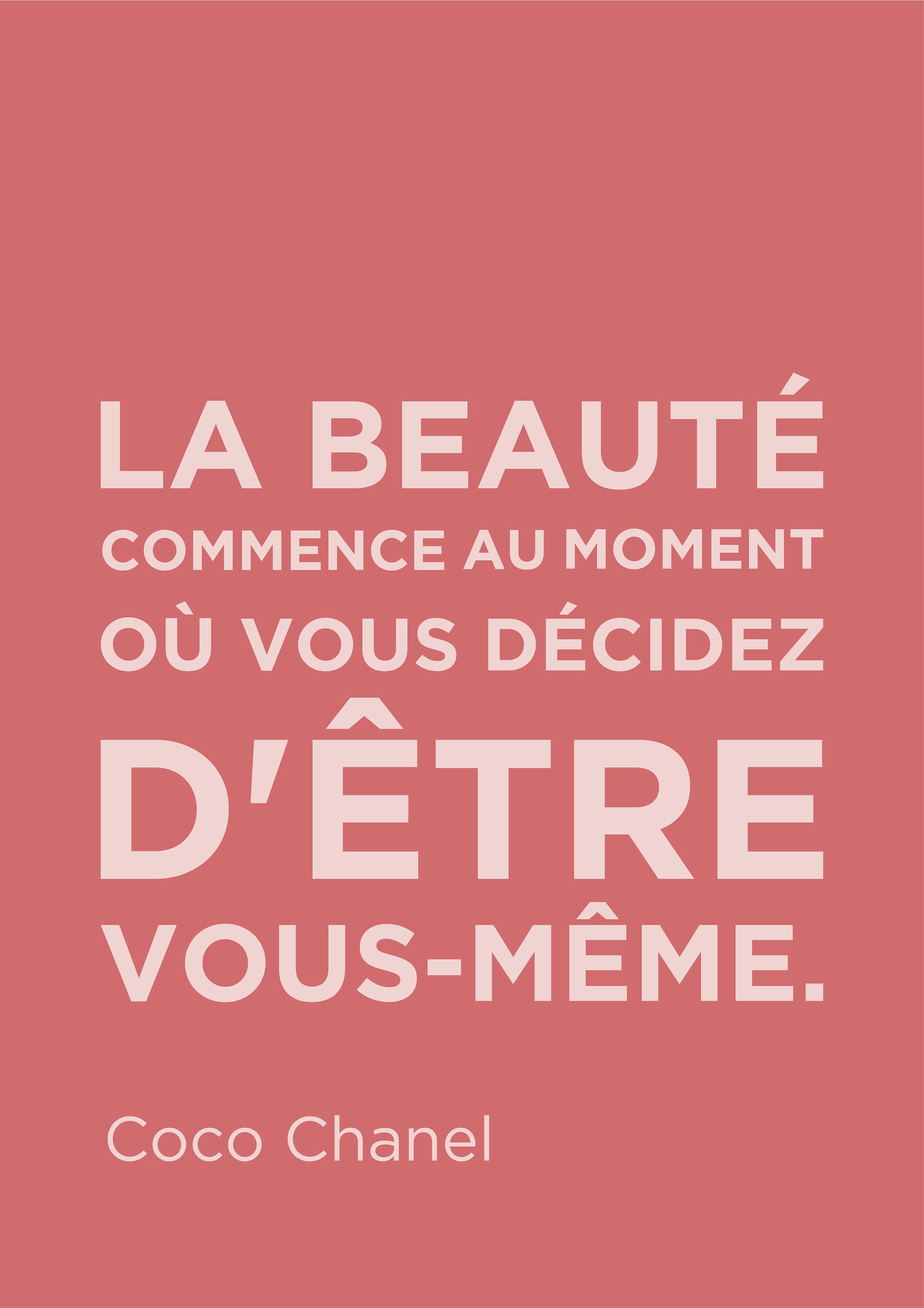 La Beaute Coco Chanel Poster Fichier Pdf A Telecharger Etsy Norway