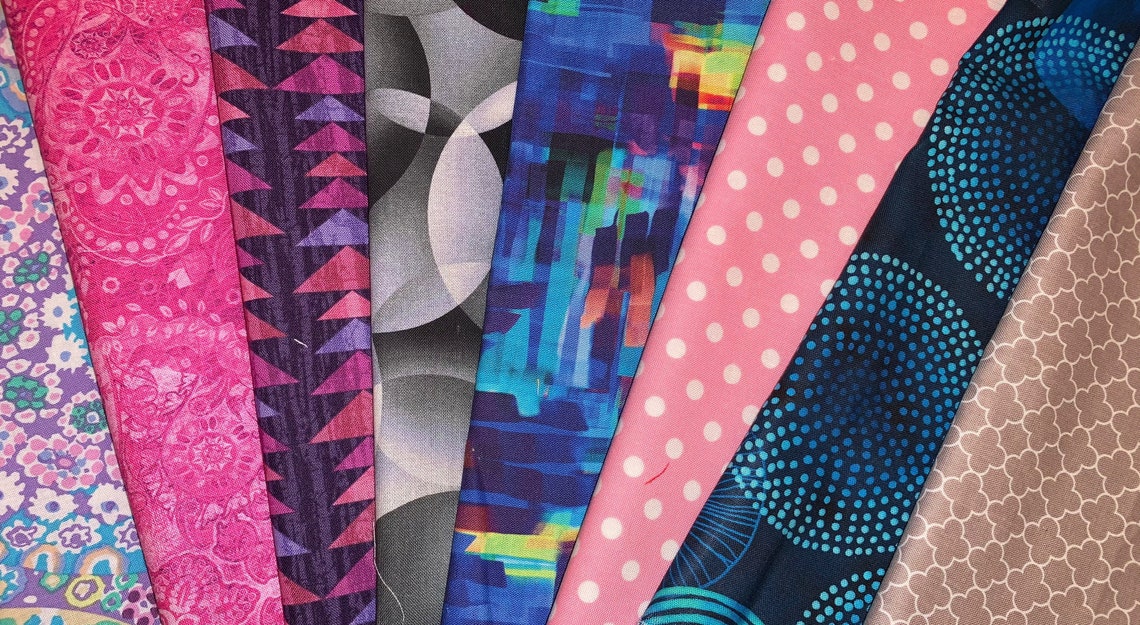 Stash Builder 100 Cotton Woven Fabric Scrappy Scraps Etsy