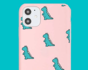 Dinosaur Print iPhone Case, iPhone 7, 7 Plus, 8, 8 Plus, iPhone X, Xs, XS Max, XR, 11, 11 pro, 11 Pro Max, SE, iPhone 12, Trendy