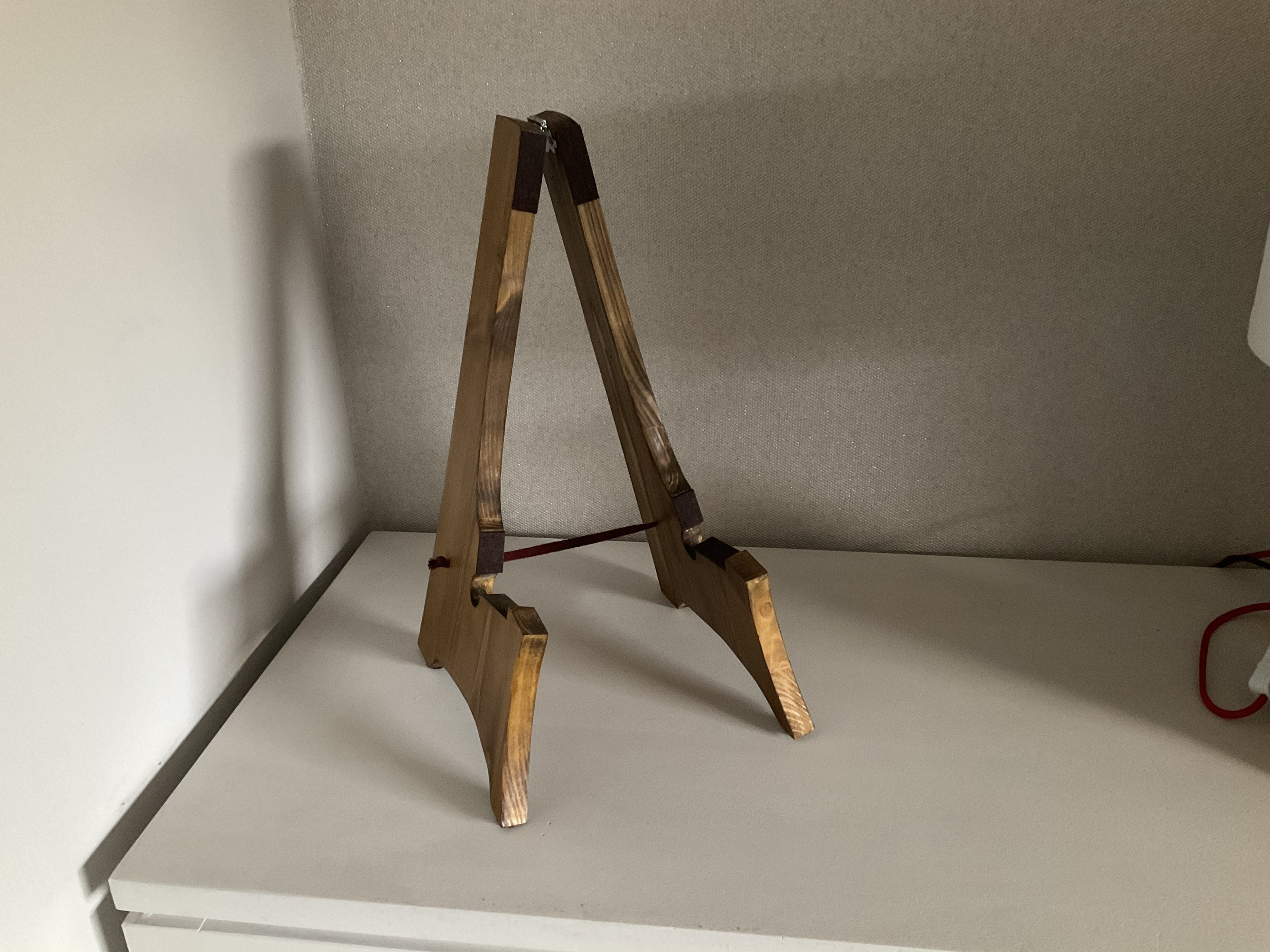 Handmade Cigar box guitar stand.Mid oak finish.Custom cigar Etsy