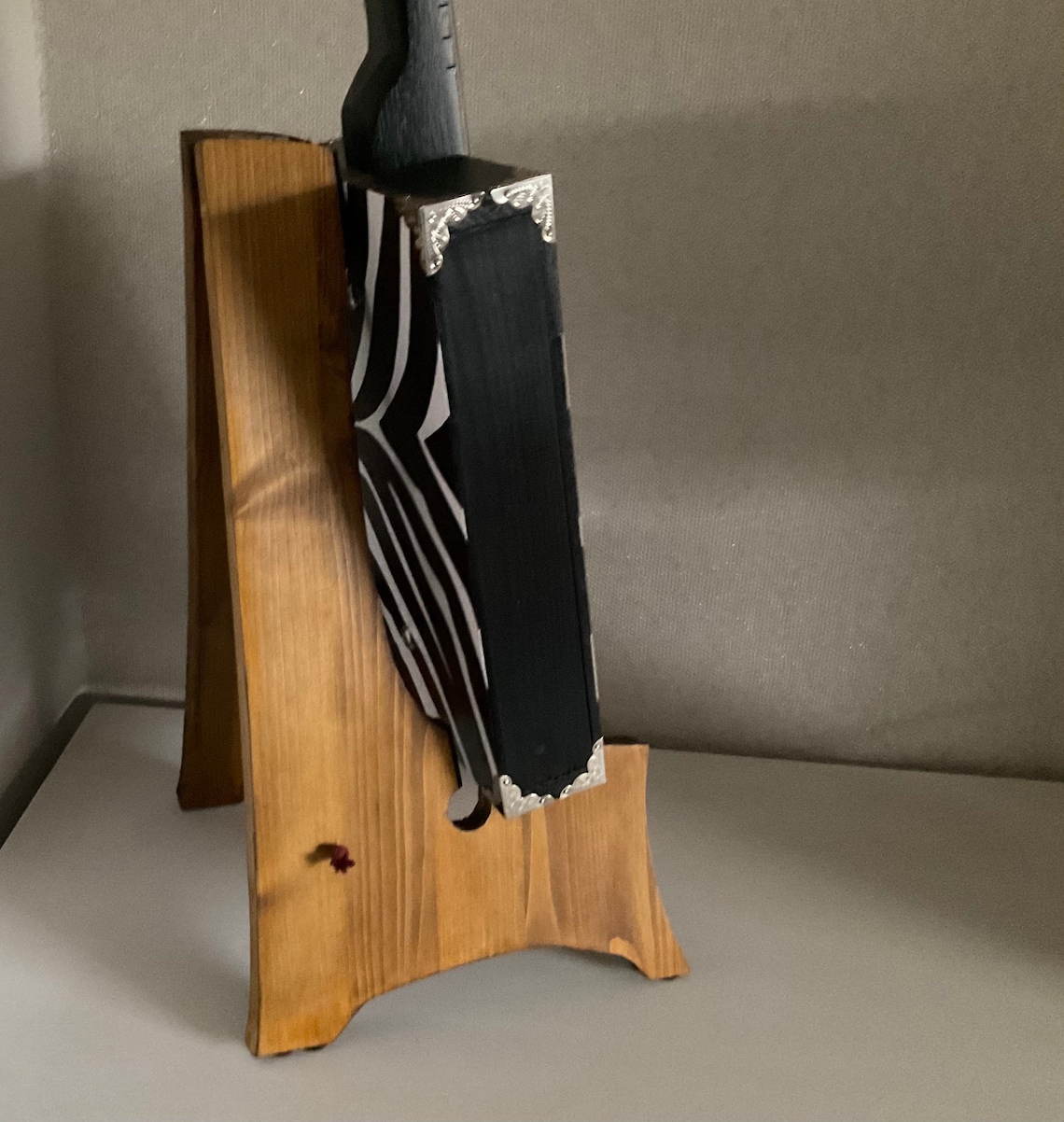 Handmade Cigar box guitar stand.Mid oak finish.Custom cigar Etsy