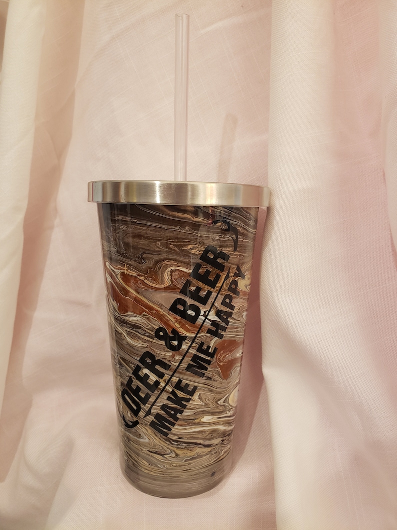 Deer and Beer Tumbler