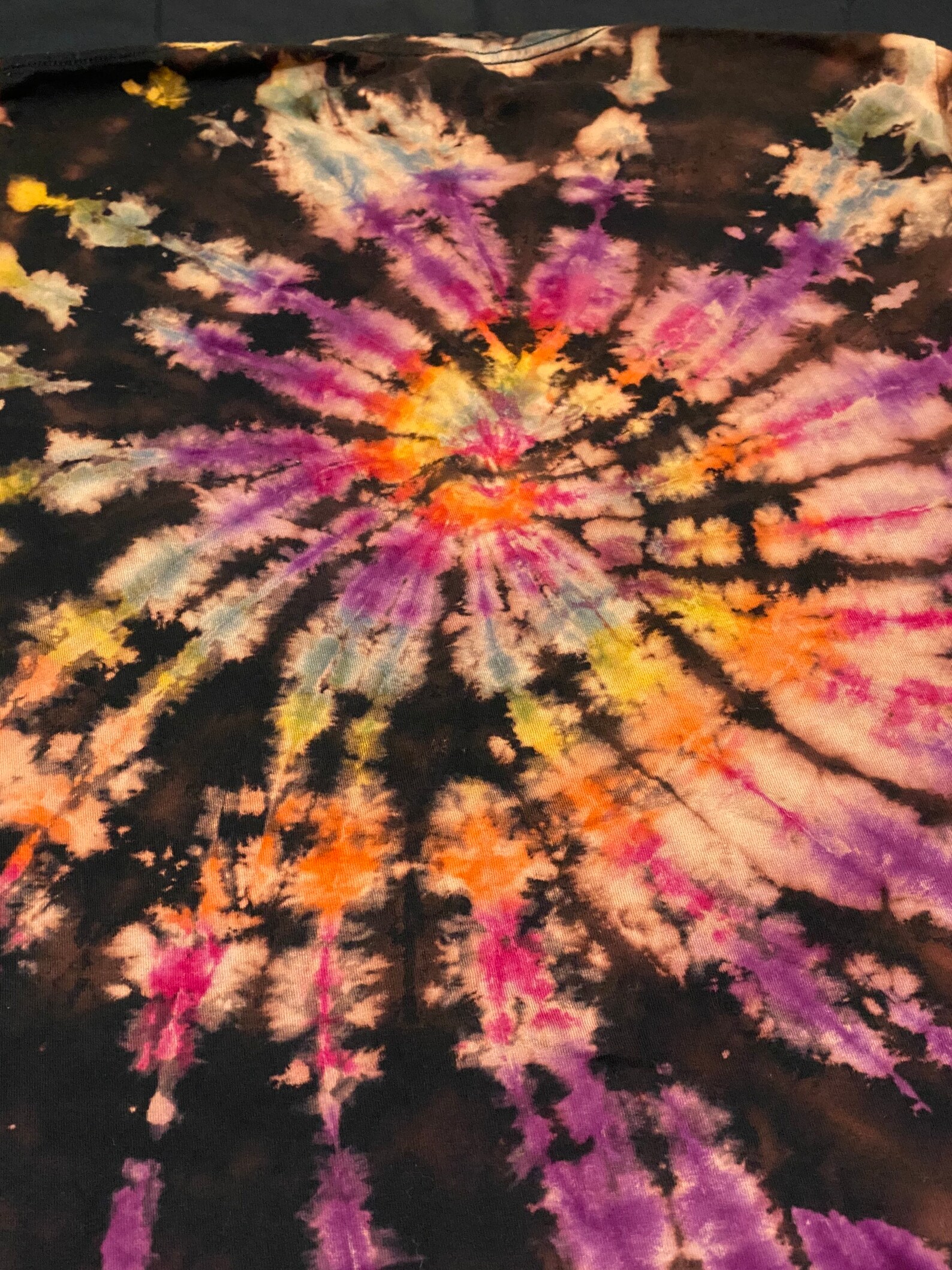 Bleach Dye Rainbow Swirl Tie Dye - Etsy