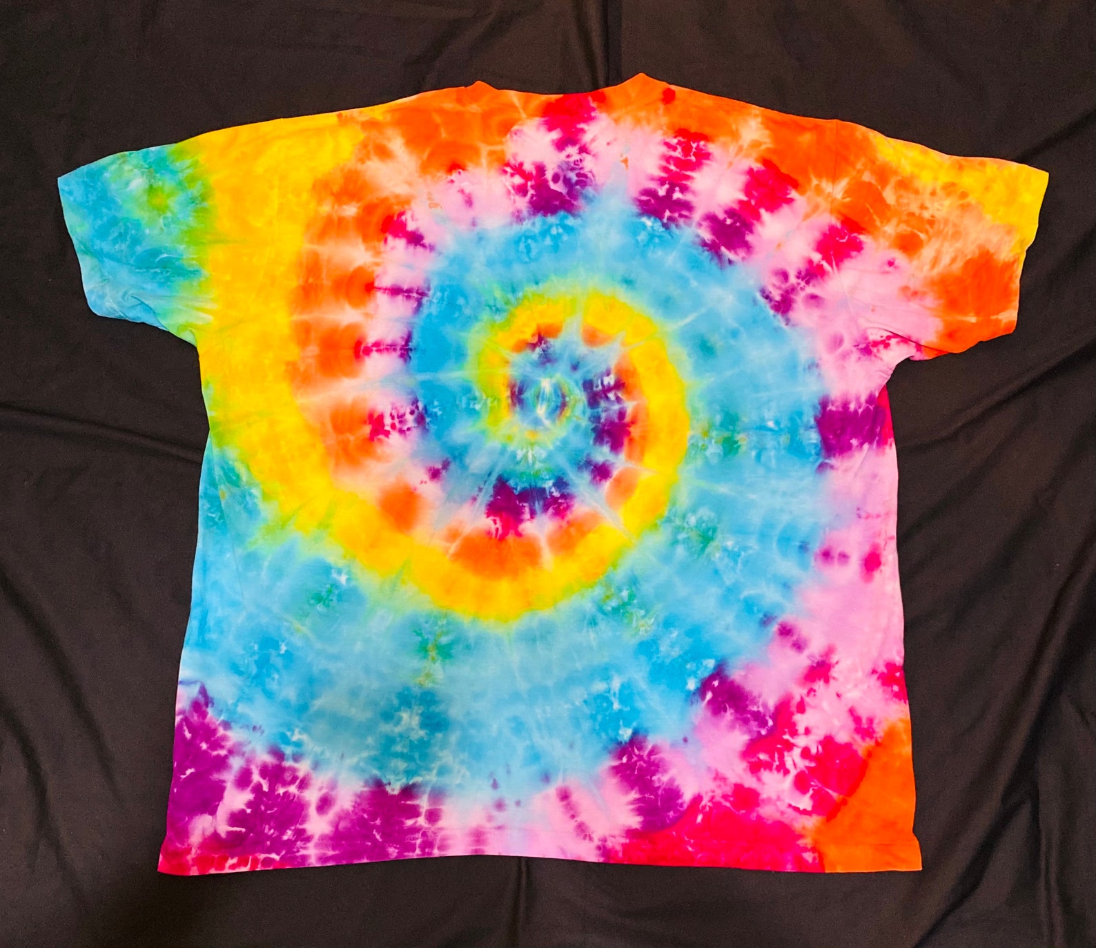 Rainbow Swirl Tie Dye in Adult 2XL Etsy.de
