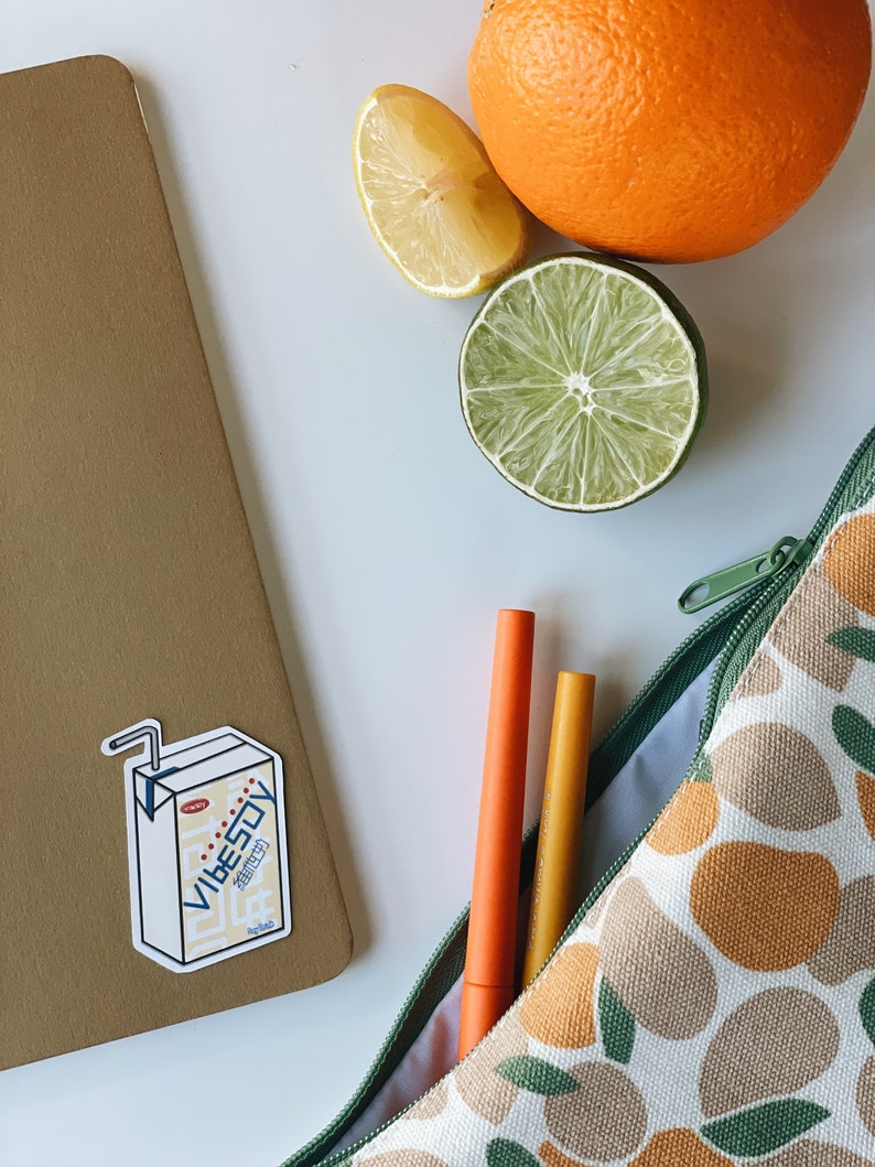 Vitasoyvibesoy Soy Milk Juice Box Sticker Die Cut Decal Etsy