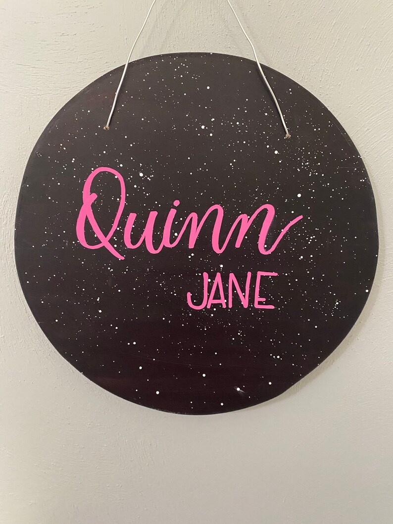 small business sign, birthdays nursery wall decor Personalized wood sign wedding gift door hanger baby name sign family name sign