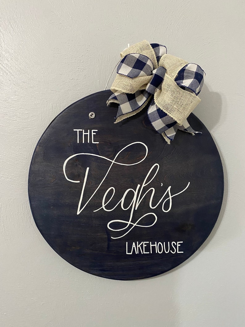 small business sign, birthdays nursery wall decor Personalized wood sign wedding gift door hanger baby name sign family name sign