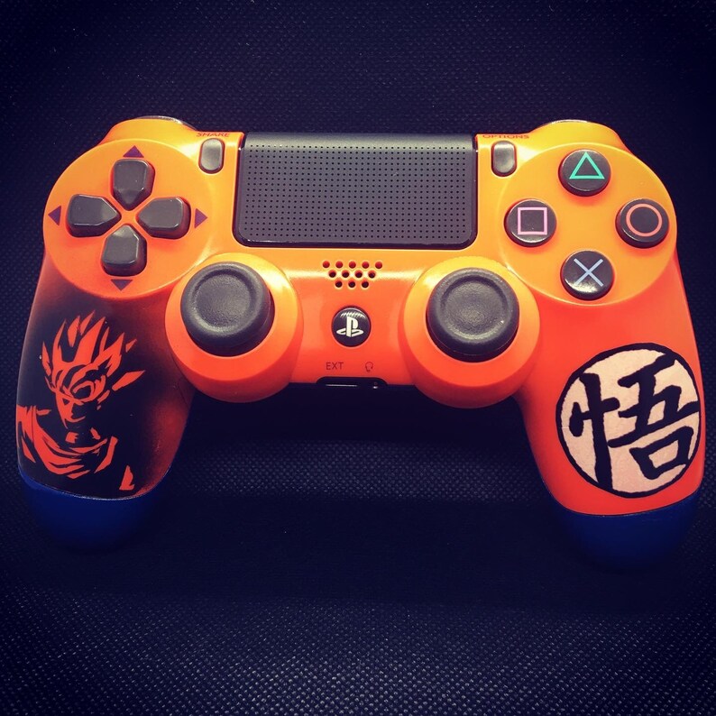 Custom PS4 Controller: Dragon Ball Z Edition | Etsy