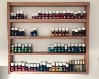 Essential Oil Shelf | Essential Oil Display | Essential Oil Storage |Wall Shelf | Timber Oil Stand | Oil Shelf | Display Shelf