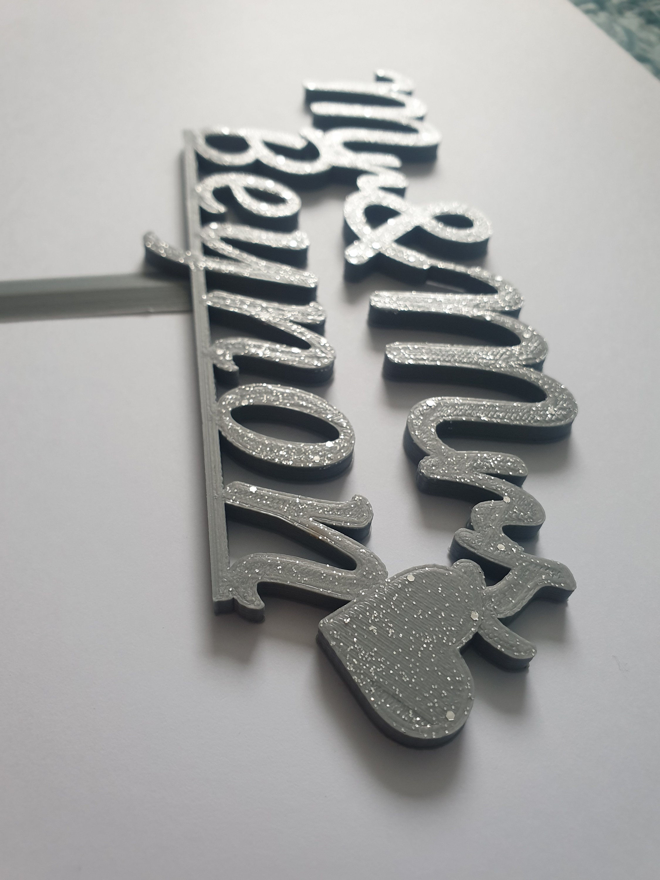 Personalised Custom 3D Printed Cake Topper for Weddings Etsy