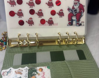 Christmas Sh!t - Scratch Off/Roll and Save Savings Challenge - A6 Envelope