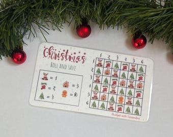 Christmas Roll and Save - Savings Challenge - A5 & A6
